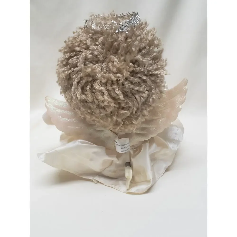 Vintage Cacos Wind Up Musical When You Wish Upon A Star Angel Doll